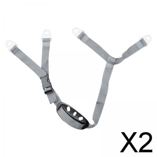 Correa para la barbilla del sombrero,Correa para la barbilla del casco de seguridad con accesorio para la barbilla,Reemplazo universal de la correa de la barbilla del casco,Correa de 2 piezas