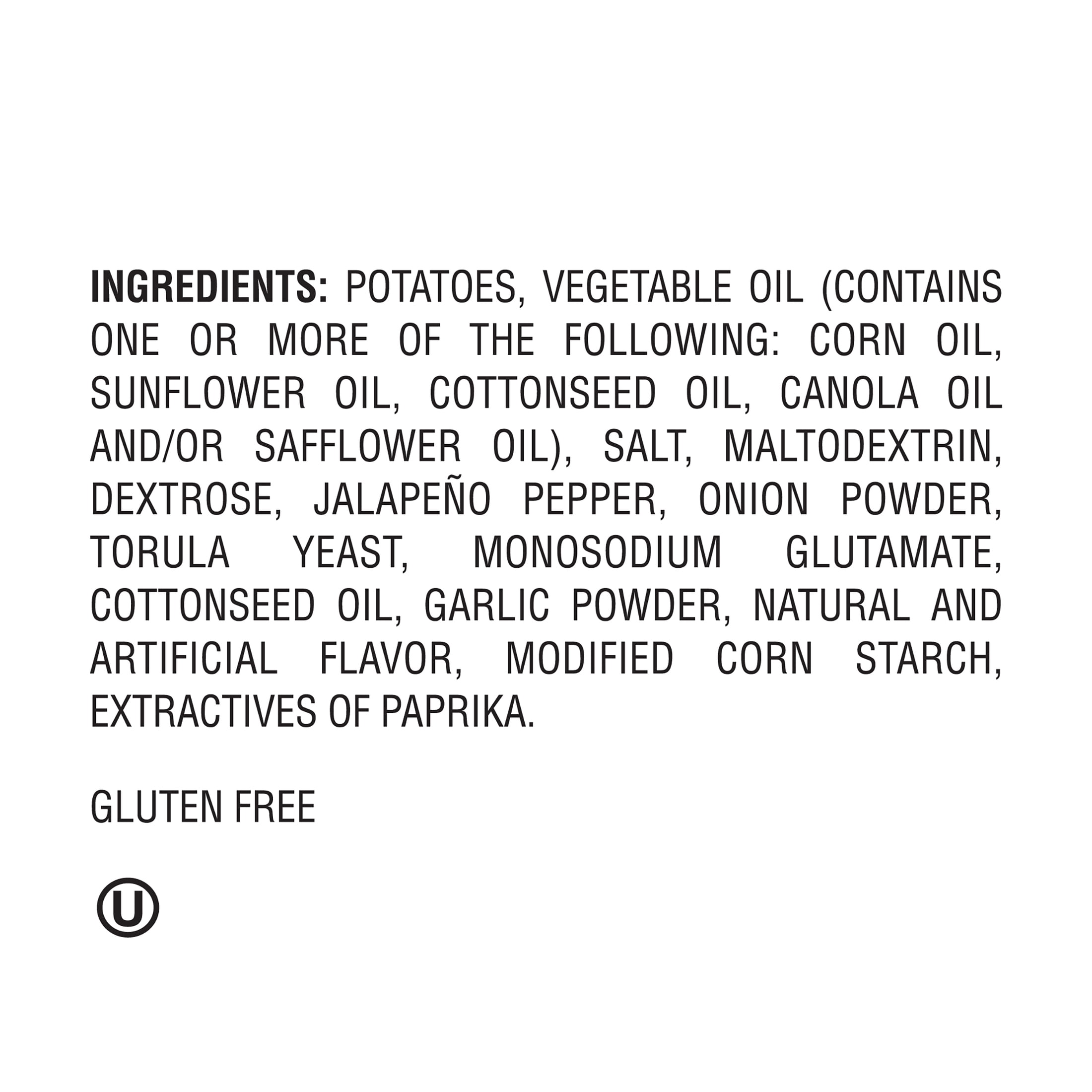 Tim's Cascade Snacks Jalapeno Cascade Style Potato Chips, Gluten-Free, Party Size, 13 oz Bag