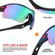 thumbnail image 2 of Gafas de sol deportivas polarizadas para hombres, mujeres, jóvenes, béisbol, pesca, ciclismo, correr, golf, motocicleta, gafas de sol deportivas, 2 of 5