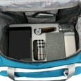 thumbnail image 3 of Minnieouse Bolsa de gimnasio de gran capacidad para hombres y mujeres, bolsos de hombro de viaje, bolso para exteriores, pegatina autoadhesiva ajustable, Bolsas de mensajero y de hombro Azul negro Minnieouse AP011940-01, 3 of 6