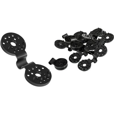 Shade Cloth Plastic Clips, Black Round Shade Cloth Plastic Clips, Shade Netting Black Clips for Garden Flower Plant Lawn Shade (50Pcs)