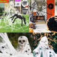 thumbnail image 2 of Telaraña gigante de Halloween Telaraña decorativa de Halloween (7,5 m), 2 of 9