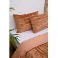 thumbnail image 4 of HandloomBazzar Ultra-Luxe Velvet Duvet Cover, Boho Bedding UO Comforter Donna Cover, 3 Pcs Set Tera Cota Crush Color Duvet Set, Velvet Bedding Set, Twin Size 68" x 90" Inches, 4 of 7