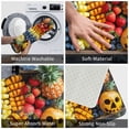 thumbnail image 3 of Pofeuu Halloween Fruit Platter Print Flannel Doormats Rug16"x24"Rug Washable Doormats Indoor Outdoor Rugs for Layered Front Door Mats, Porch, Kitchen, Entryway, 3 of 7