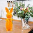thumbnail image 4 of Easter Bunny Decoration Velvet Rabbit Ornaments Spring Courtyard Lawn Garden Tabletop Sculpture, Bunnies Decoration for Easter Celebration, 4 of 6