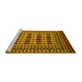 thumbnail image 2 of Ahgly Company Machine Washable Indoor Round Southwestern Yellow Country Area Rugs, 8' Round, 2 of 4