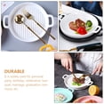 thumbnail image 5 of Ceramic Plate Ceramic Baking Food Plate Food Holder Restaurant Salad Plate, 5 of 5