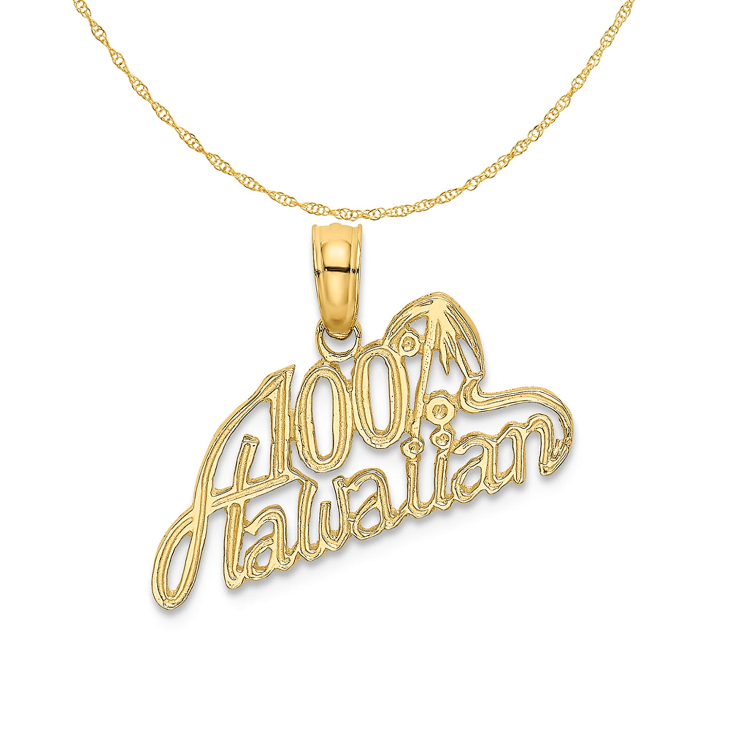 Hawaiian on sale necklace gold