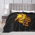 thumbnail image 4 of Rowan University Fleece Blanket, Very Soft Microfiber Flannel Blanket for Couch Warm and Cozy for All Seasons, 4 of 6
