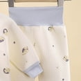 thumbnail image 7 of NIEWTR Baby Girl Clothes Toddler Kids Sweatsuits 2 Piece Set Infant Girl Long Sleeve Crewneck Top with Elastic Waist Sweatpants Loungewear for Sleeping Daily in 0-6T(A-Light Blue,12-18 Months), 7 of 7