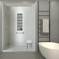 thumbnail image 3 of Transolid Swk603696 Saramar 60" W X 36" D X 96" H Three Panel Shower Wall Kit - Lunar, 3 of 5