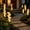 White, variant on Lunxisen 1 Pcs Artificial Callas Solar Garden Stake Lights Color Changing Outdoor Flower Landscapes Decorative Pathways Night Glow