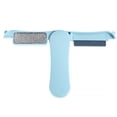 thumbnail image 2 of Cepillo para quitar el pelo, cepillo para quitar el polvo, cepillo para ropa pegajoso electrostático, portátil, plegable, 2 cabezales, cepillo Suministros de limpieza para el hogar azul claro Matsuzay HA001357-02, 2 of 6