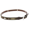 thumbnail image 5 of Twister Men's Embroidered with Diamond Conchos Brown Hatband 0277402, 5 of 7