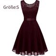 thumbnail image 1 of 1 falda de encaje Hepburn-Granate-S, 1 of 6