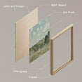 thumbnail image 4 of PixonSign Framed Canvas Print Wall Art Set - Nature Wilderness Landscapes Poster Modern Art - Countryside Scenery Print Gallery Set of 9 Abstract Illustrations Wall Décor for Home - Natural, 4 of 5