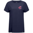 thumbnail image 2 of Women's Levelwear Navy Cleveland Indians Influx Cooperstown Core Logo T-Shirt, 2 of 3
