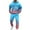 Sky Blue, variant on Sweatsuits for Men Set 2 Piece Color Patchwork Loose Fit Hoodie Sweatshirt and Joggers Sweatpants Sets Versatile Fall Fashion Sport Suits Winter Clothes Outfits