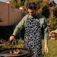 thumbnail image 4 of Animal Skin Pattern Apron-Garden Aprons for Women with Pockets-Cotton Linen Waterproof Kitchen Cooking Gardening Aprons Adjustable for Kitchen,Cooking,BBQ and Salon 33x27 Inch, 4 of 7