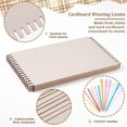 thumbnail image 4 of 8PCS Cardboard Weaving Looms & 12PCS Safety Plastic Sewing Needles Wide Card Loom Weaving Boards Loom Tools for Beginners Knitting Crochet Tapestry Handmade Arts Crafts 10x6 Inch for DIY, 4 of 7