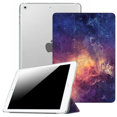 Galaxy Ipad Case Fintie iPad mini 3 / iPad mini 2 / iPad mini Case - Translucent Frosted SlimShell Cover, Galaxy ()