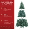thumbnail image 6 of Best Choice Products 9ft Pre-Lit Blue Spruce Christmas Tree w/ Foldable Base, 700 Lights, 2236 Tips, 6 of 8