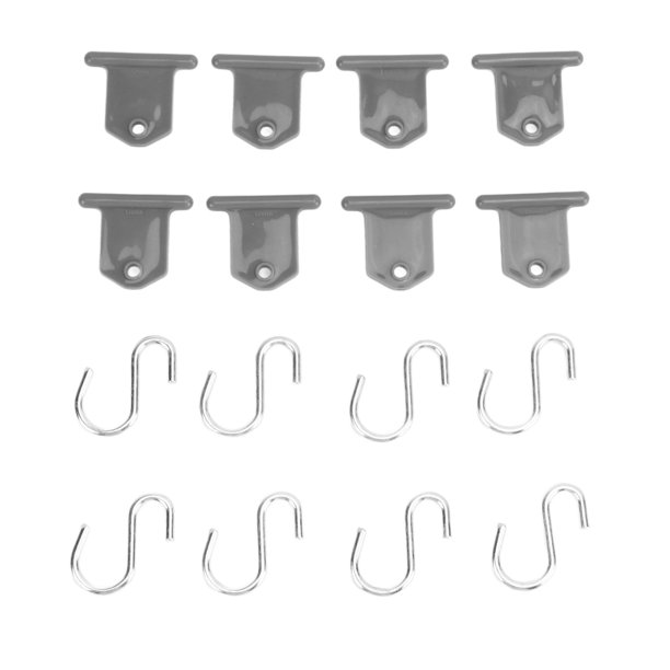 Gancho Para Toldo RV, Soporte De Luz Eficiente Para Toldo De Fiesta RV En Forma De S, Paquete De 8, Fácil De Organizar Para Tienda De Campaña