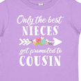 thumbnail image 4 of Inktastic Only the Best Nieces Get Promoted to Cousin Boys or Girls Toddler T-Shirt, 4 of 5