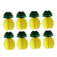 thumbnail image 4 of WHAMVOX Yellow Paper Pineapple Honeycomb Decor for Tropical Party Decorations 20cm, 4 of 8