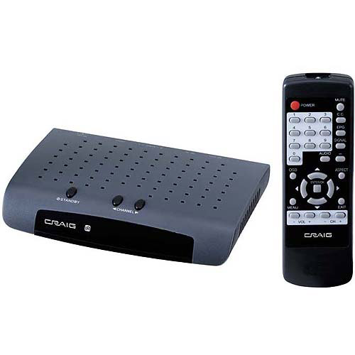 Craig Digital to Analog Broadcast Converter with Remote Control