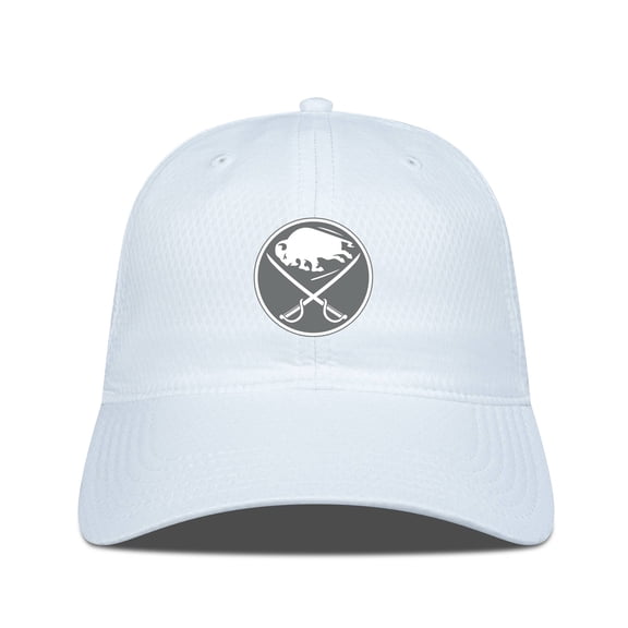 Men's Levelwear White Buffalo Sabres Matrix Slate & Snow Unstructured Adjustable Hat