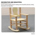 thumbnail image 4 of Miniature Chair Ornament Mini House Chair Model Tiny Furniture Figurine Wooden Mini Chair Decor, 4 of 4