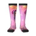 thumbnail image 1 of Goofa Trolls Band Together Pattern Adult Stockings, Color-Block Knee High Socks, Comfortable and Breathable, Soft and Stretchable, Sports, and Decoration, 1 of 6