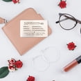 thumbnail image 7 of LOLIPPYY 2 Pcs Wallet Insert Cards Wedding Anniversary Cards 50th Anniversary Gifts, 7 of 7