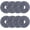 Dark Gray-blue 10r, variant on Mop Pads Replacement for iRobot Roomba Plus Dark Gray Y0110, Microfiber Washable 8 Pack
