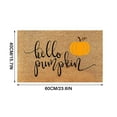 thumbnail image 3 of JeashCHAT Halloween Doormat Cute Pumpkin Decorative Fall Door Mat Welcome Mat for Indoor Outdoor Entrance Front Porch, Non-Slip Kitchen Mat Thanksgiving Decorations, 16 x 24 In, 3 of 7