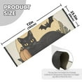 thumbnail image 5 of Yayeee Hallway Runner Rug 2'x6' Non Slip Machine Washable with Rubber Backing, Beige Halloween Cat, 5 of 8