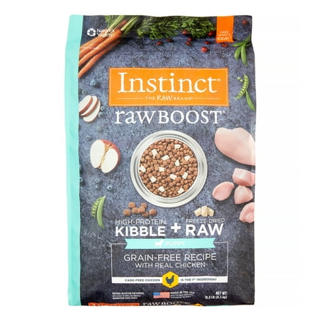 Instinct Raw Boost Puppy Grain Free Recipe with Real Chicken Natural Dry Dog Food by Nature's Variety, 10 lb.