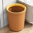 thumbnail image 4 of Leather Pattern Garbage Can Large Capacity Waste For Home Office Kitchen And Bathroom, 4 of 5