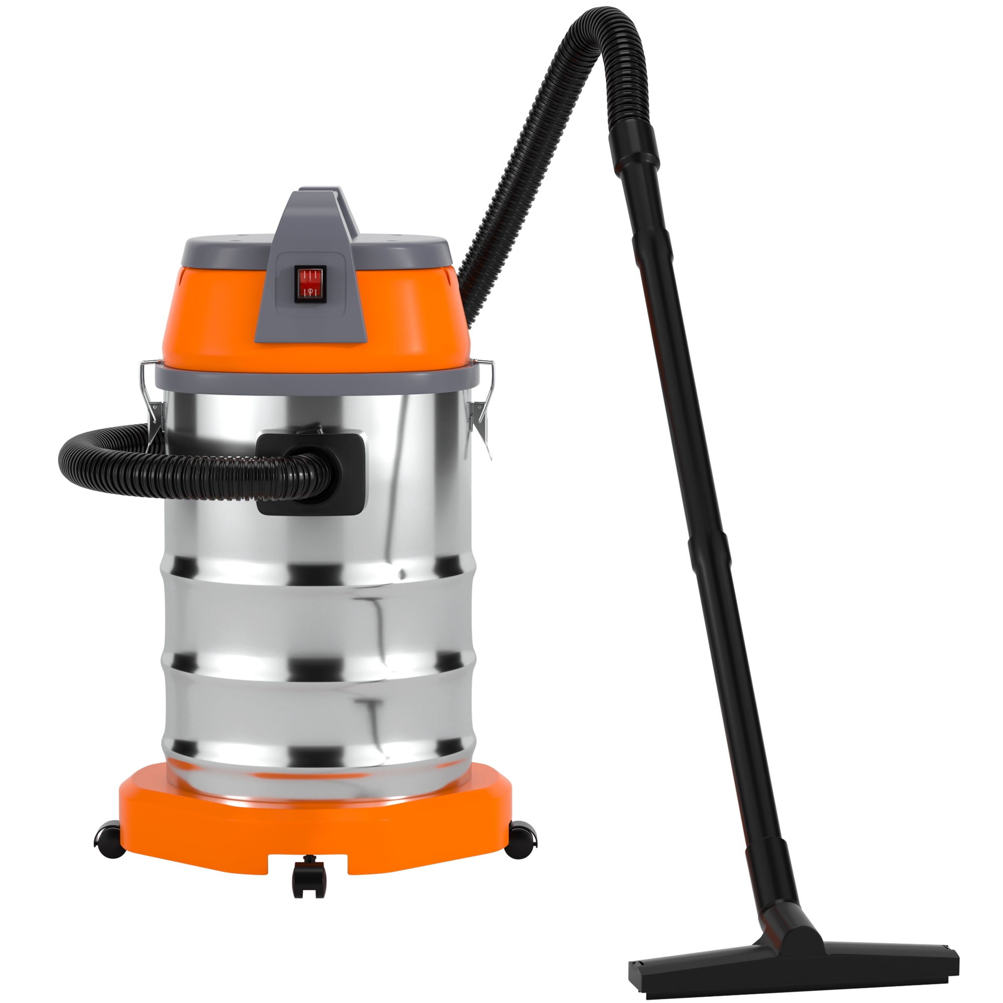 Wet Dry Vacuum Cleaner, 10 Gallon 3200w 8 HP Stainless Steel Shop Vacuum Wet and Dry, with Filter and Attachments for House Garage Workshop Car