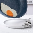 thumbnail image 3 of Country Kitchen Juego de utensilios de cocina antiadherentes de aluminio fundido: utensilios de cocina duraderos para cocinar todos los días, Navy Diamond, 11 piezas., 3 of 5