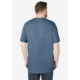 thumbnail image 2 of KingSize Men's Big & Tall Shrink-Less Lightweight Longer-Length Crewneck Pocket T-Shirt, 2 of 5