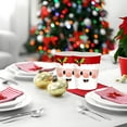 thumbnail image 4 of Santa Claus Party Supplies Set with 20pc 9-inch Plates, 40pc Shaped Plates, 40pc Paper Cups, 20pc Napkins, and 2pc Tablecloths, Complete Disposable Party Tableware for Christmas Celebrations, 4 of 6