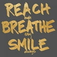 thumbnail image 3 of Sundance Studios 15x15 Black Modern Framed Museum Art Print Titled - Reach Breathe Smile Border, 3 of 5