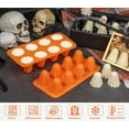 thumbnail image 3 of Halloween Baking Mold, Silicone Chocolate Molds, Halloween Silicone Molds, 1/2/3-Piece Set Suitable For Baking Cakes, Puddings, Frosting, Muffins, Soap, Candles, and ice Cubes, 3 of 7