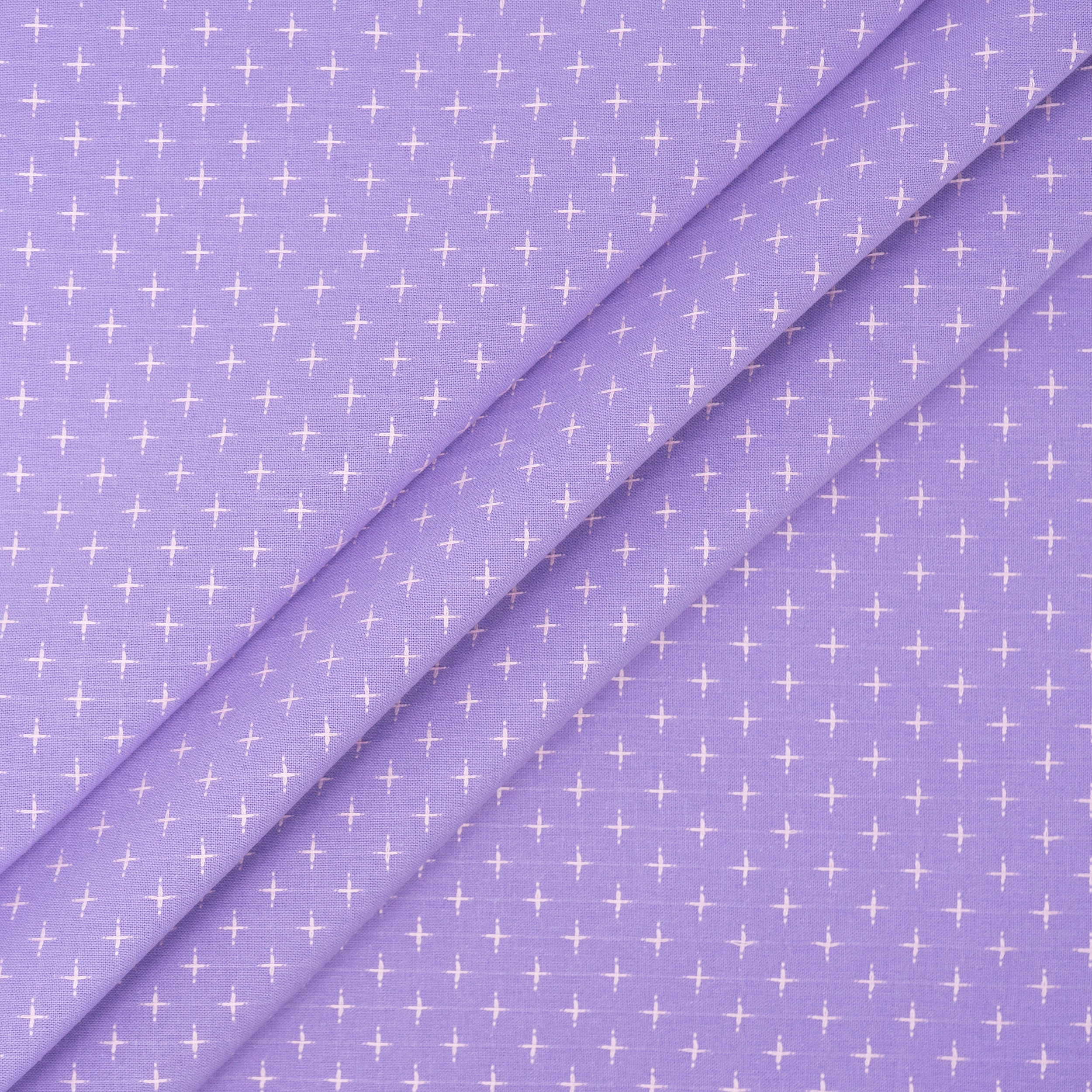 Singer Fabric, 100% Cotton, Sewing & Crafting, 44" Wide, Embroidery Fabric, Purple, Cut by Yard