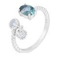 thumbnail image 1 of Women Finger Ring Rhinestone: Fashion Adjustable Midi Ring Jewelry, 1 of 10
