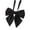 Black, variant on Xfvqtps Girls Bow Tie Solid Color Bowties Adjustable Neckties for Uniform School Party Pink