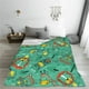 thumbnail image 5 of Balery Funny Animals in Jungle Manta de Felpa Suave y Acogedora – Cobija de Franela Aterciopelada para Cama, Lavable y Cálida para Sofá, Mascotas, Transpirable-40"x30", 5 of 7
