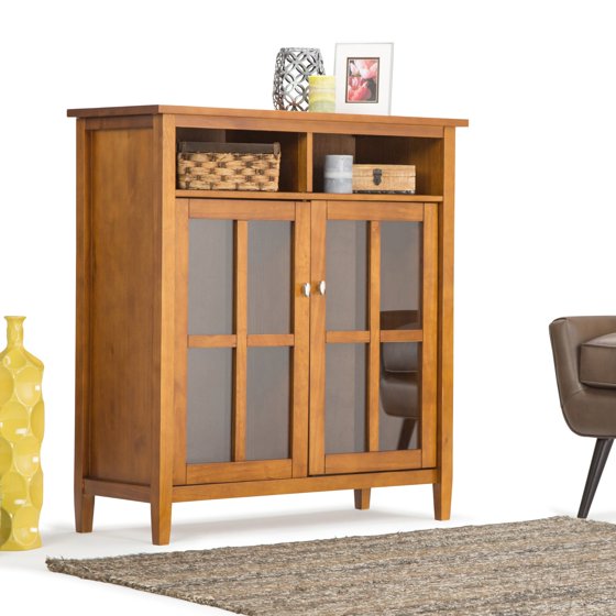 Simpli Home Warm Shaker Medium Storage Media